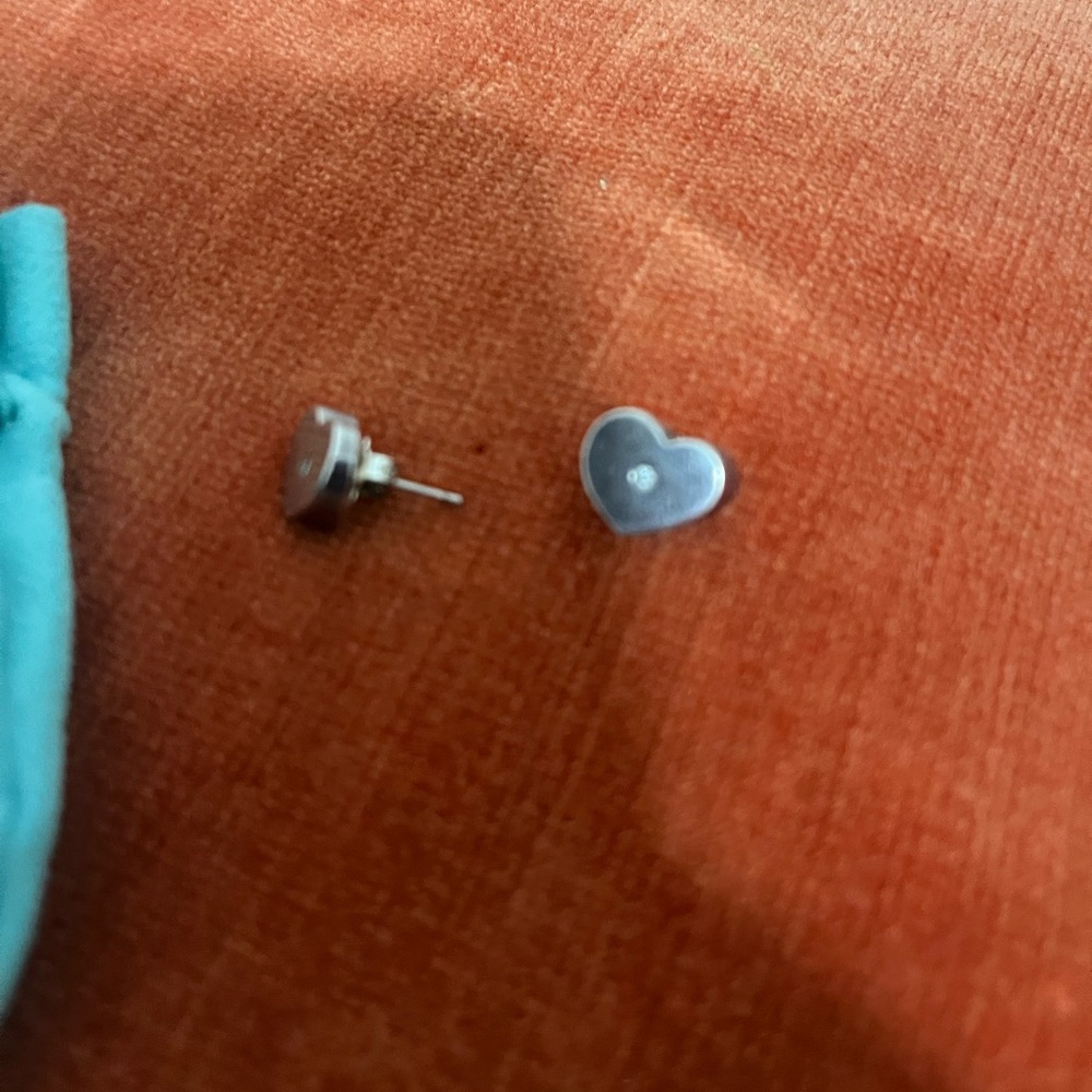Tiffany & Co Paloma Picasso Heart Diamond Earrings rare - Picture 4 of 10